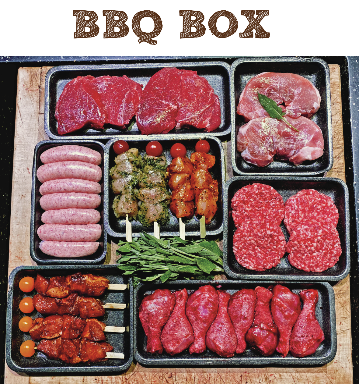 Farndon Fields butchers BBQ box